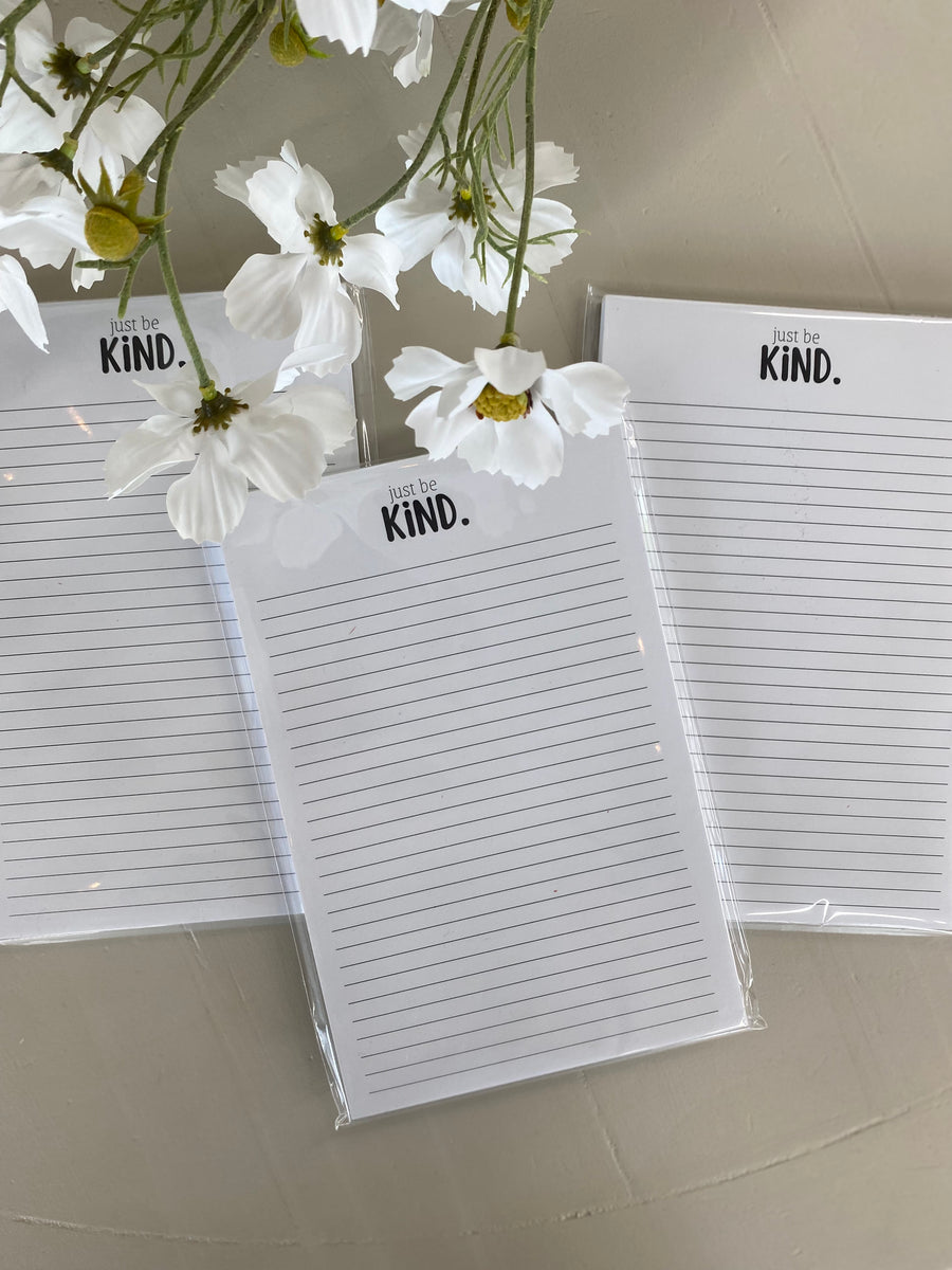 Just Be Kind Note Pad