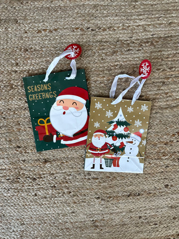 Small Santa Gift Bags