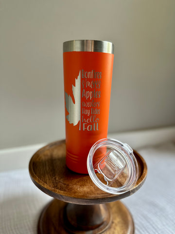 Fall Favorites Slim Tumbler - 22oz