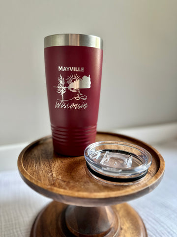 Mayville Wisconsin Tumbler - 20oz