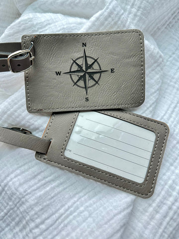 Compass Luggage Tag