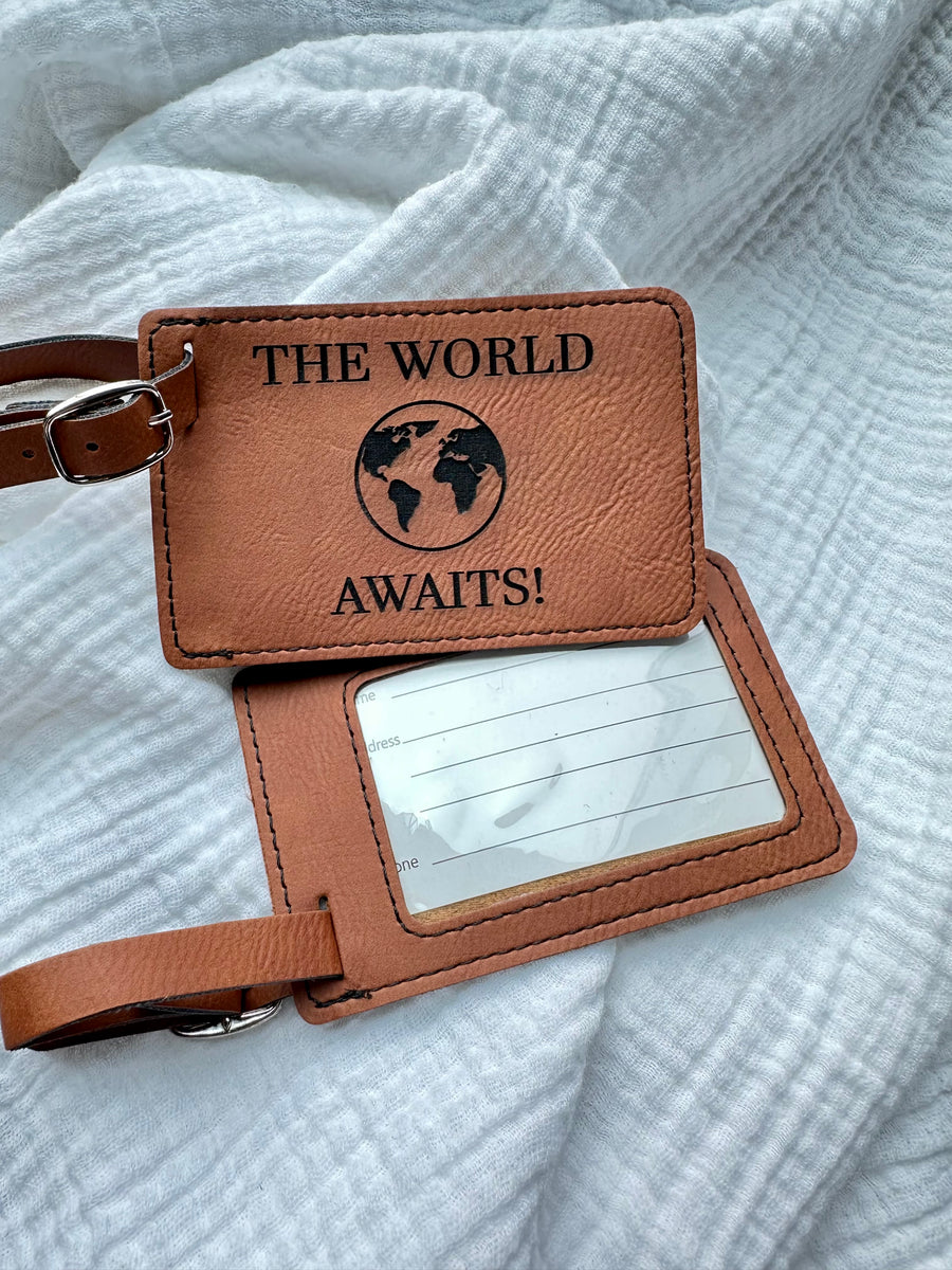 The World Awaits Luggage Tag