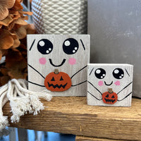Handcrafted Wooden Ghost Block
