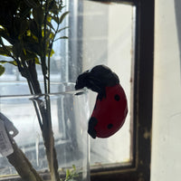 Resin Ladybug Pot Hanger