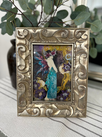 Retro Fairy Framed Print
