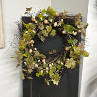 White Pumpkin Wreath