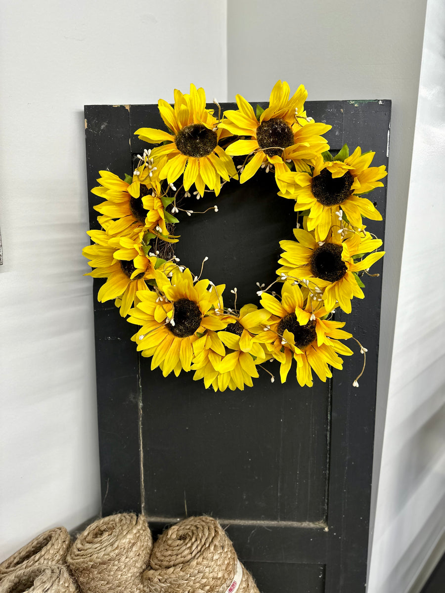 Sunflower Wreath - 19"