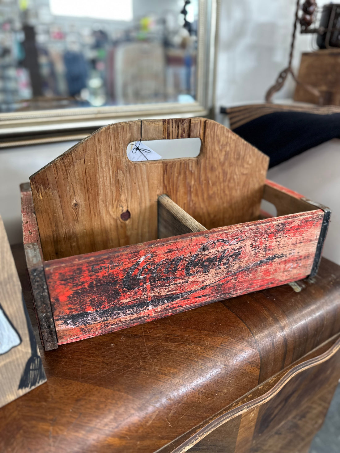Vintage Coca Cola Wooden Bottle Holder