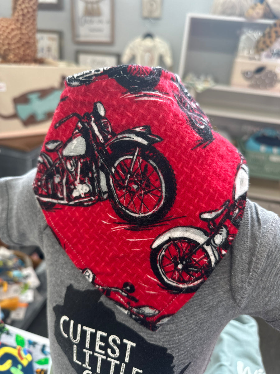 Motorcycle Baby Bib Bandana