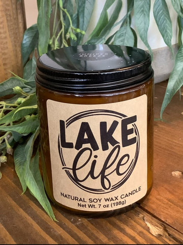 Lake Life Natural Soy Wax Candle