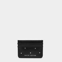 Avery Cardholder - Black Studded