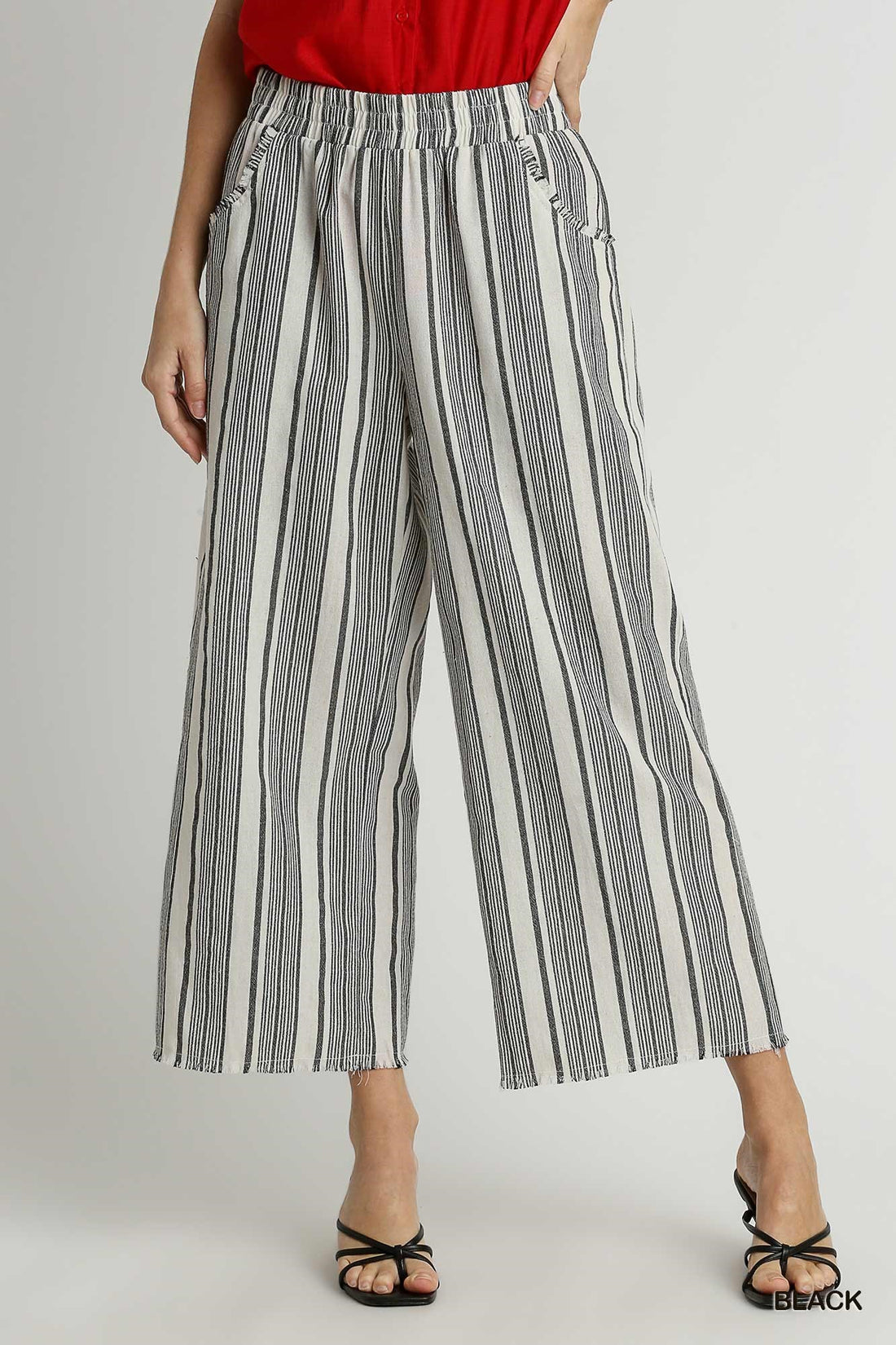 Striped Linen Pants