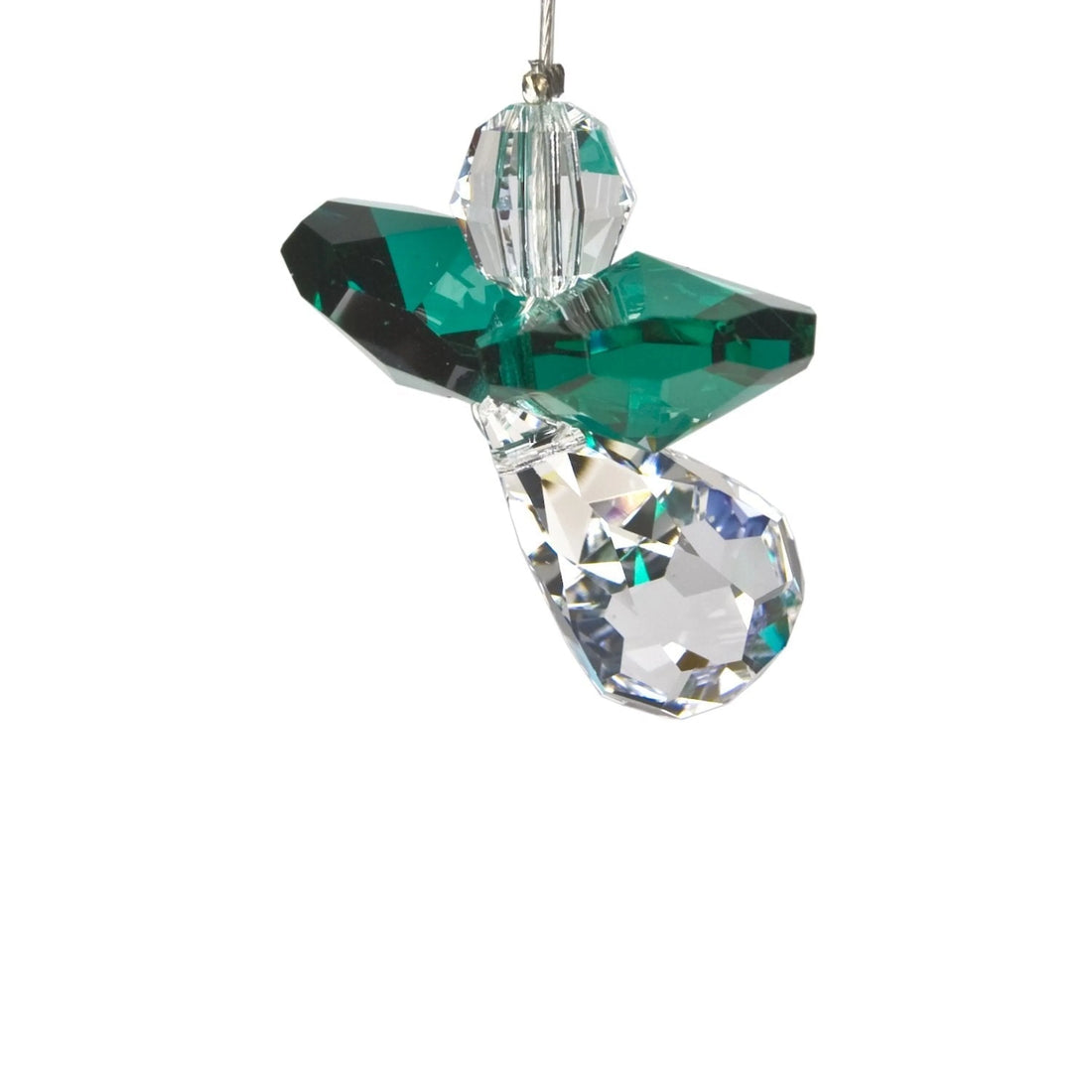 Crystal Guardian Angel - Emerald