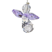 Crystal Guardian Angel - Light Amethyst