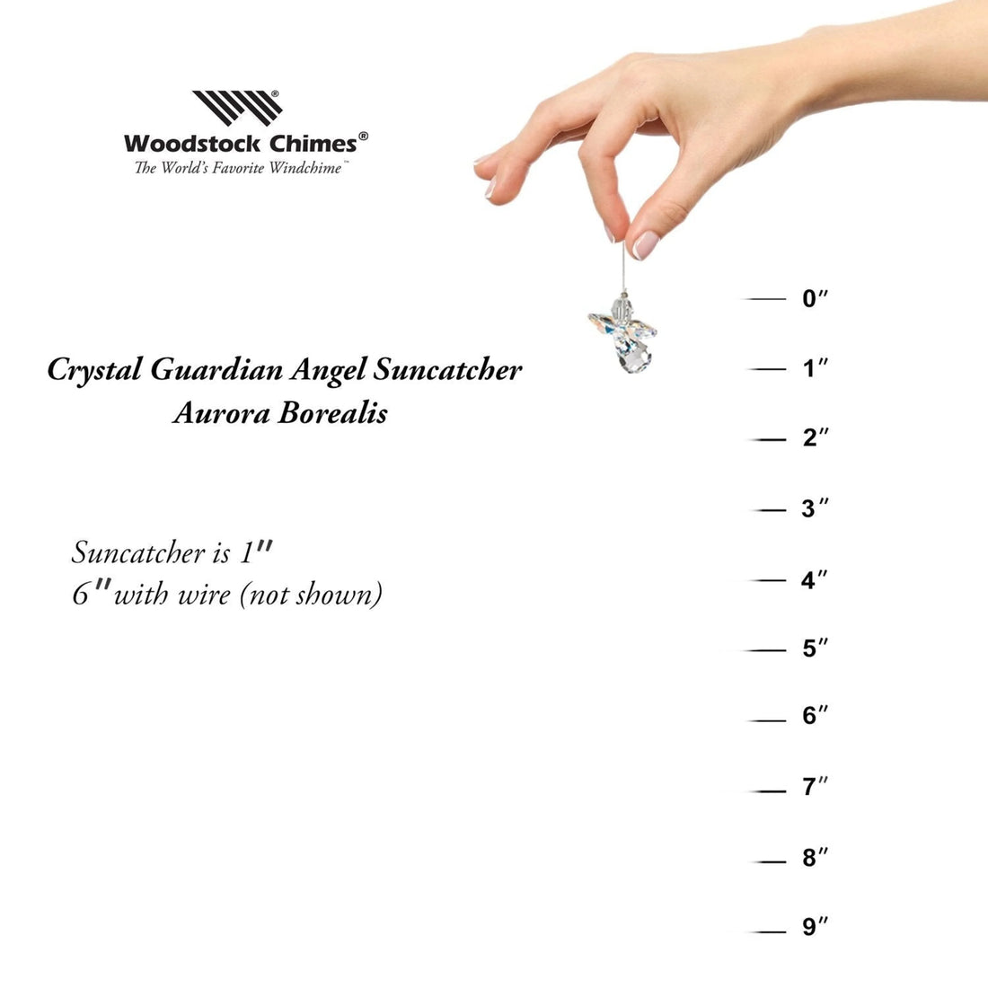 Crystal Guardian Angel - Light Amethyst