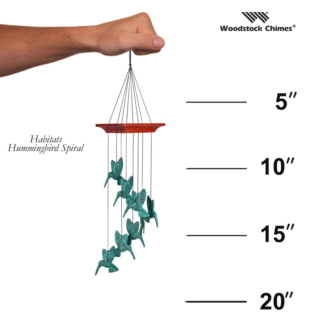 Habitats - Hummingbird Spiral Chime
