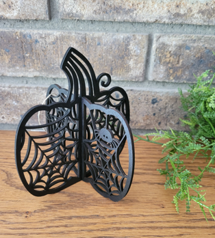 Black Laser Pumpkin - Spiderweb