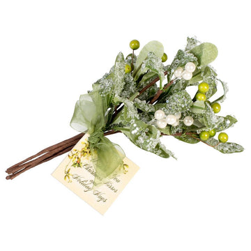 Mistletoe Sprig 9.5" With Gift Box
