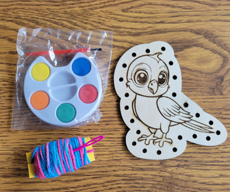 Paint + Sew Kit - Bird