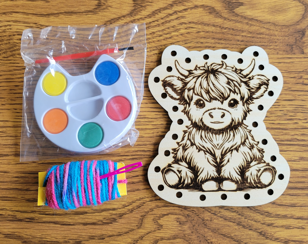 Paint + Sew Kit - Cow