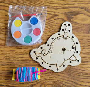 Paint + Sew Kit - Narwhal