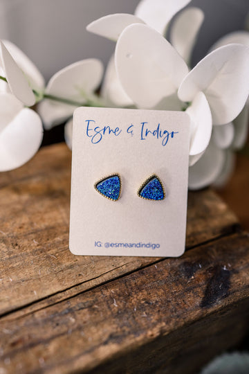 Tracy Earrings - Blue