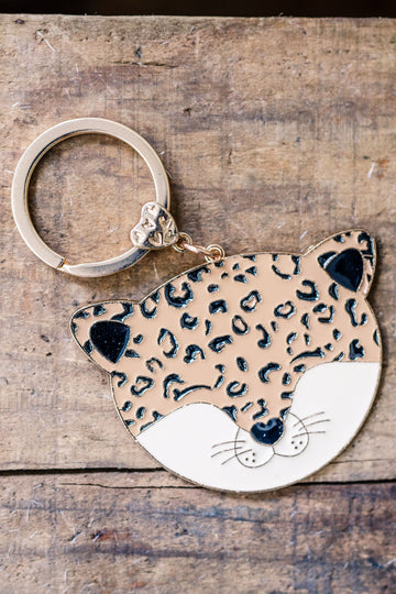 Leopard Keychain