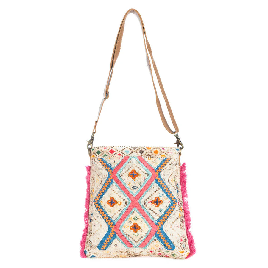 Myra Bags "Quad Desert Blooms Messenger Bag"