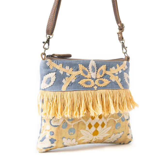 Myra Bags "L'Monique Embroidered Crossbody Bag"