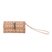 Myra Bags "Sonora Sunset Western Woven Wallet In Desert Sage"