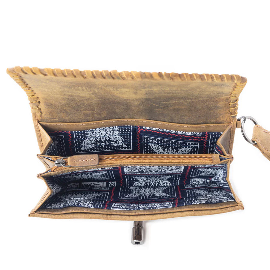 Myra Bags "Sonora Sunset Woven Wallet In Multicolor"