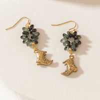 Myra "Tiny Trouble Earrings In Midnight Onyx"