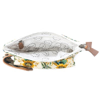 Myra Bags "Amber Ray" Crossbody Bag with Phone Compartment in Sunlit Ivory