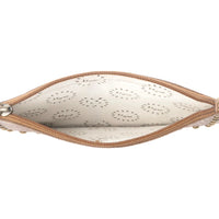 Myra Bags "Petalwild Western Wallet for Women in Tan with Embossed Detail"