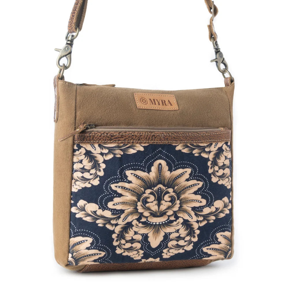 Myra Bags "Crestbloom Vintage" Crossbody Bag