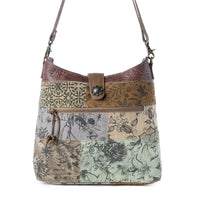 Myra Bags "Sageweave Vintage Shoulder Bag" - Sage + Patch