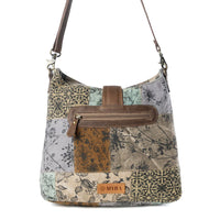 Myra Bags "Sageweave Vintage Shoulder Bag" - Sage + Patch