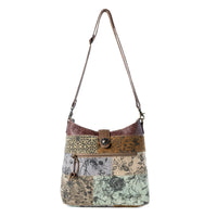Myra Bags "Sageweave Vintage Shoulder Bag" - Sage + Patch