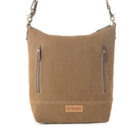 Myra Bags " Wild Paisley Upcycled Canvas Concealed Carry Bag" - Olive + Vintage