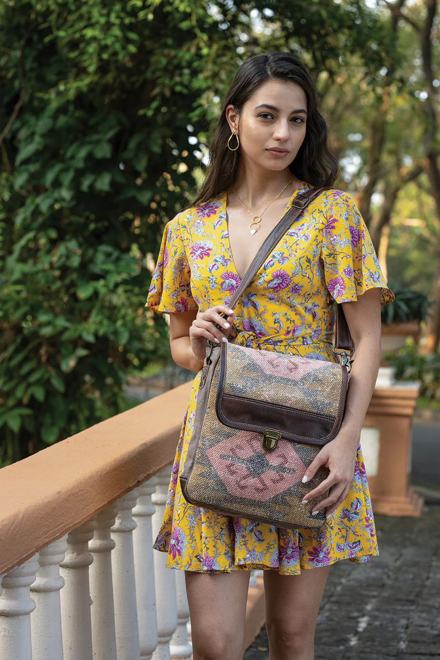 Myra Bags "Majestic Messenger Bag"