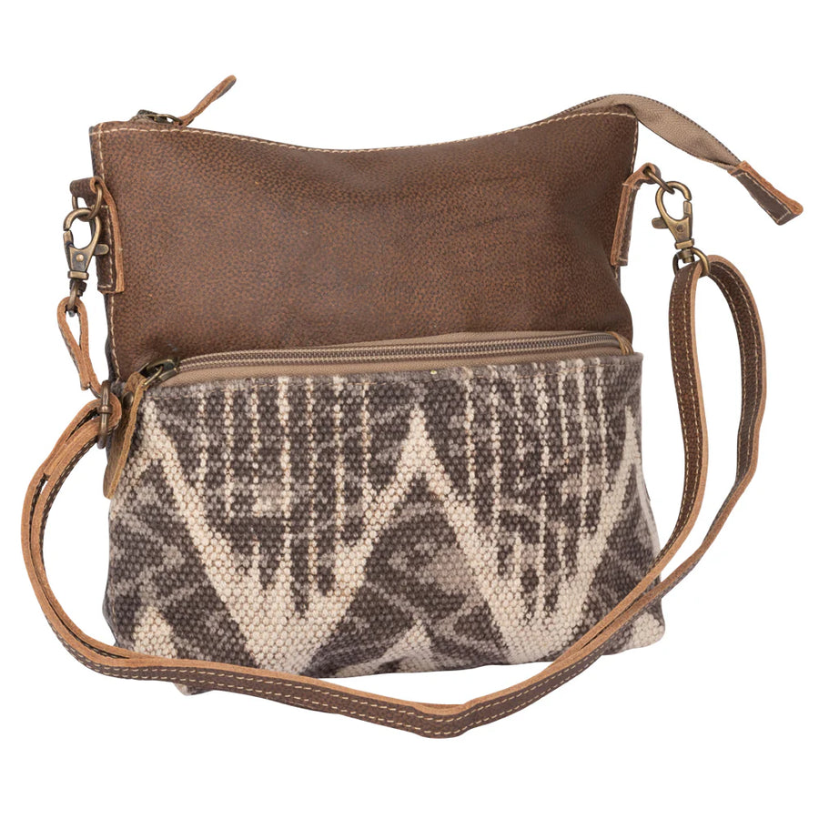 Myra Bags "Coffee Canvas Small & Crossbody Bag"