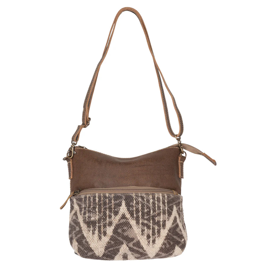 Myra Bags "Coffee Canvas Small & Crossbody Bag"