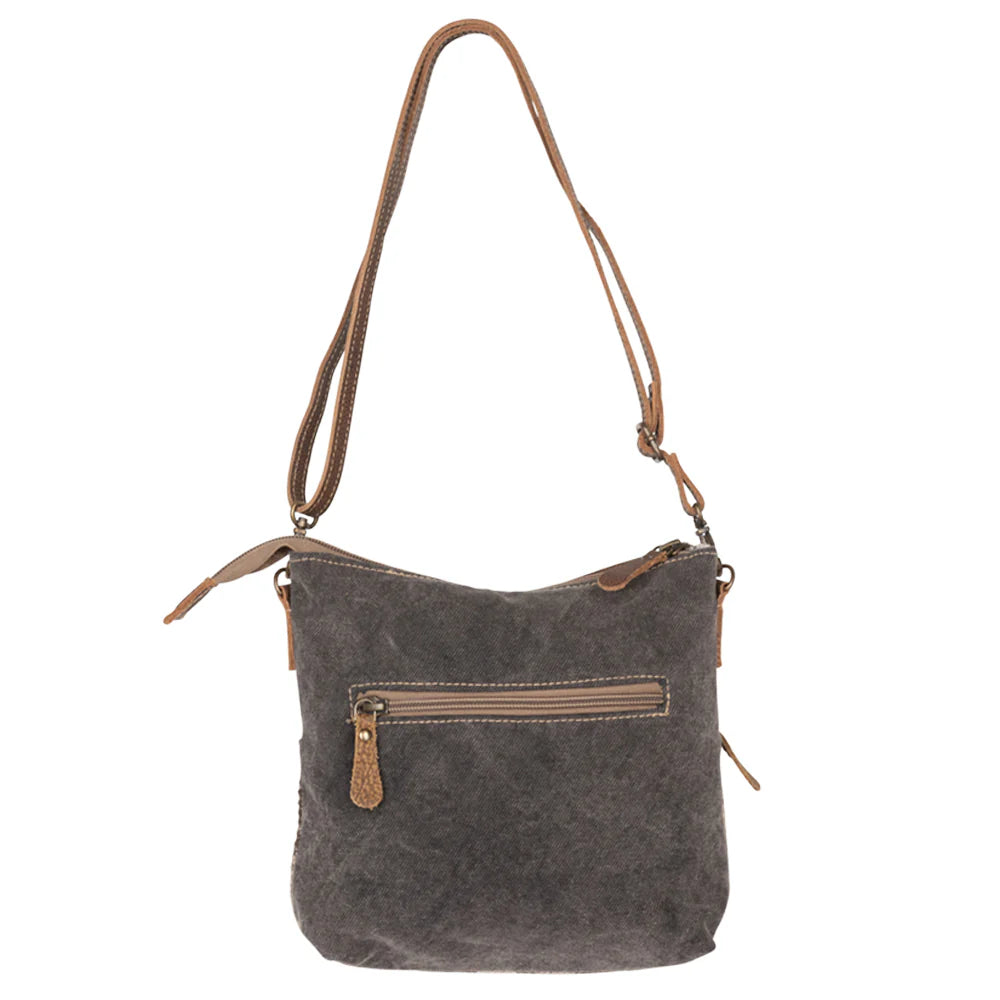 Myra Bags "Coffee Canvas Small & Crossbody Bag"