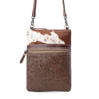 Myra Bags "Tangled Vine" Leather & Hairon Bag