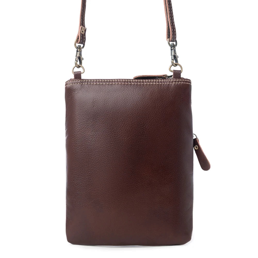 Myra Bags "Tangled Vine" Leather & Hairon Bag