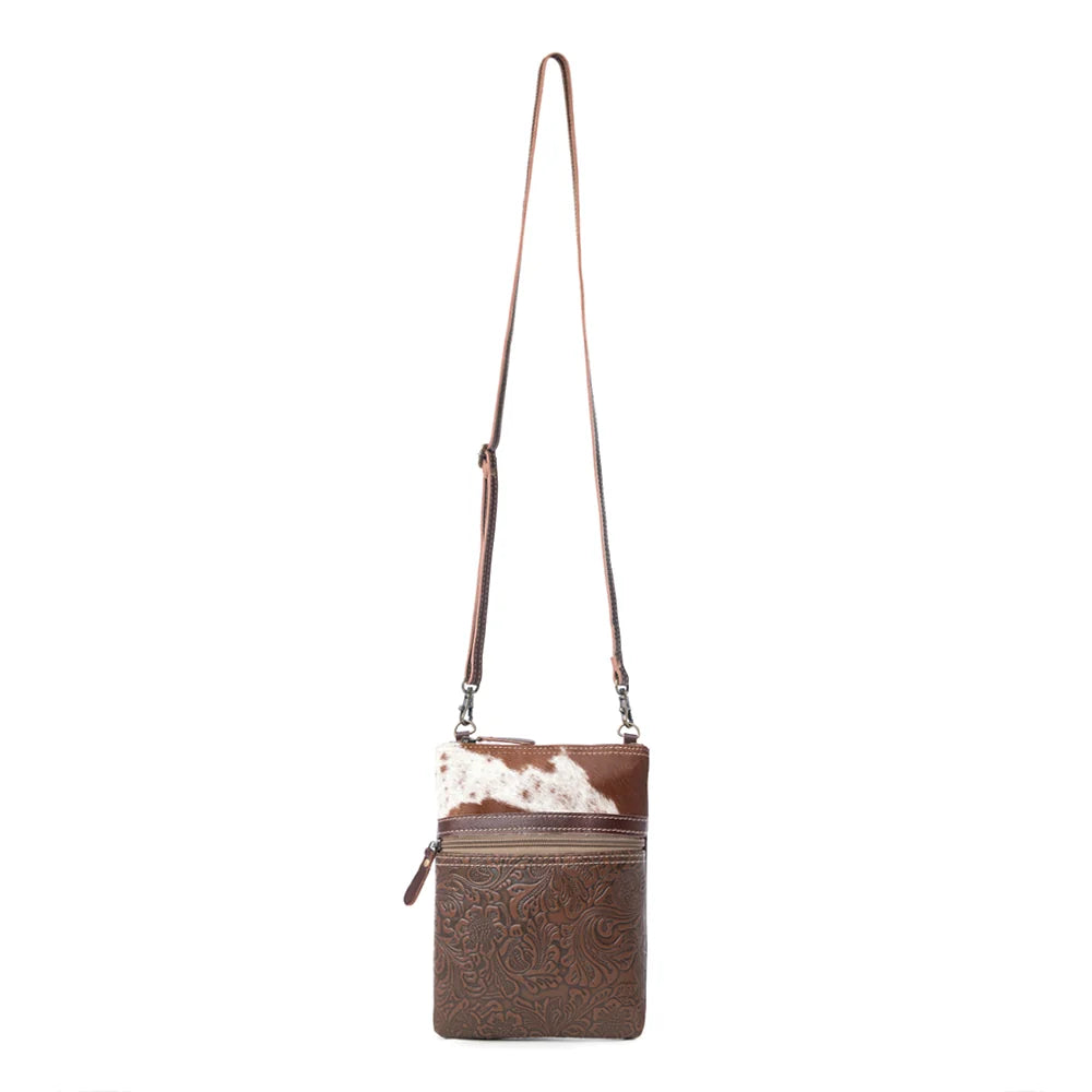 Myra Bags "Tangled Vine" Leather & Hairon Bag