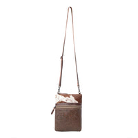 Myra Bags "Tangled Vine" Leather & Hairon Bag