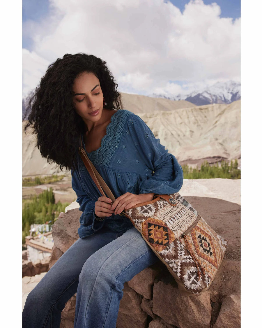 Myra Bags "Sonoran Sand Pattern Shoulder Bag"