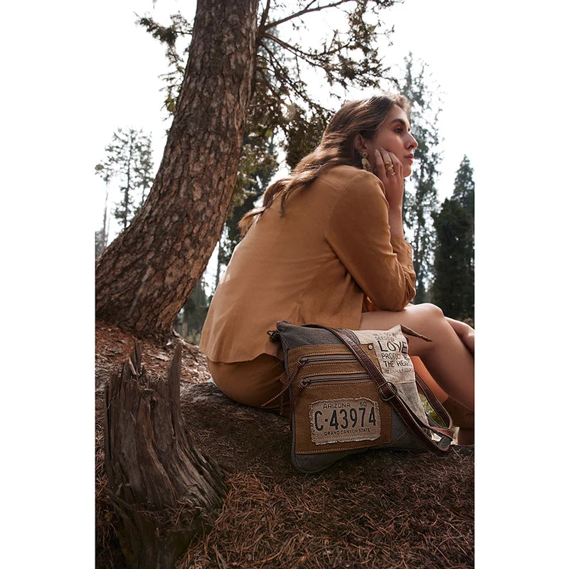 Myra Bags "Seeds of Love" Crossbody Bag