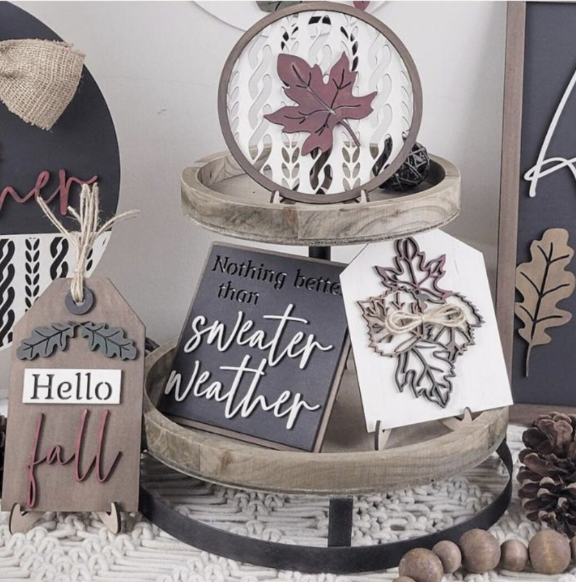 Fall Sweater Weather Sign Kit